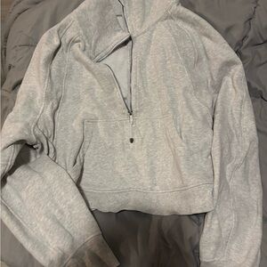 Lululemon half zip funnel neck scuba